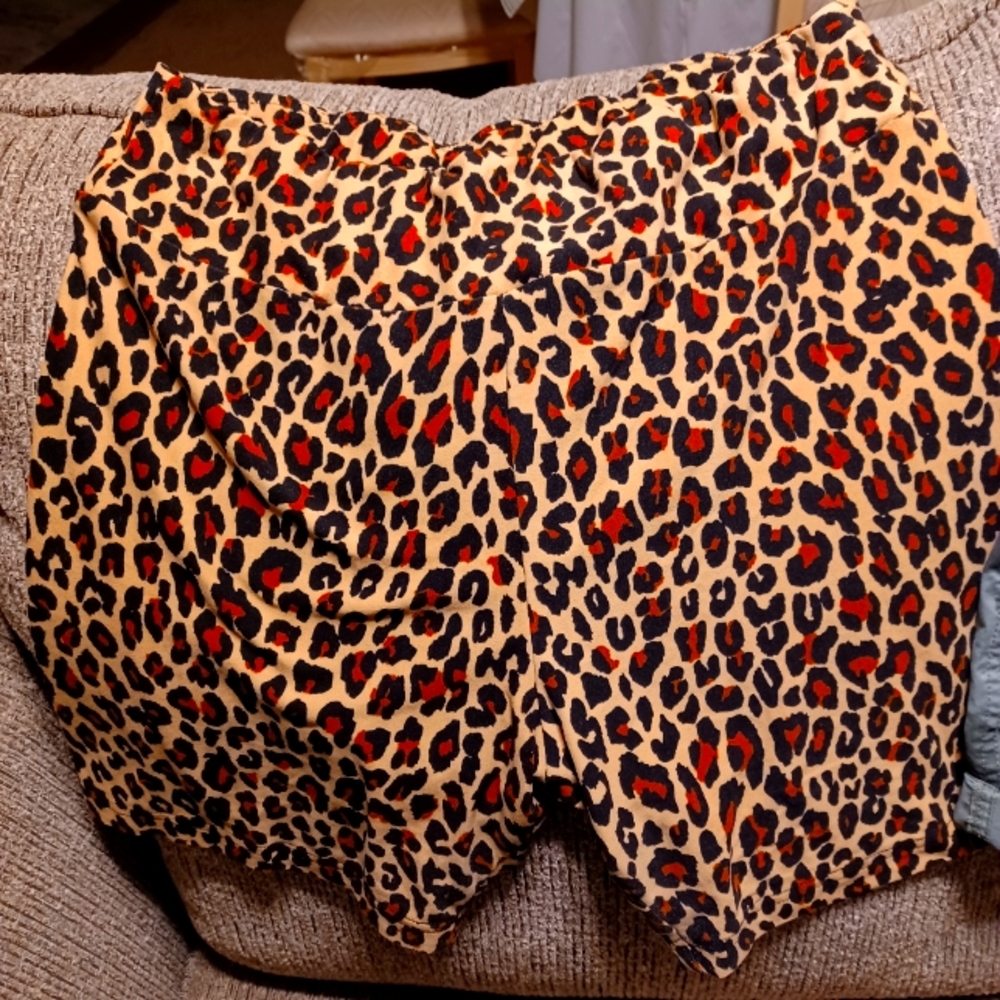 Cheeta Print Shorts